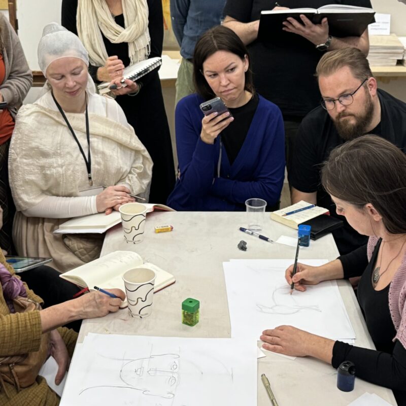 Byzantine Icon Drawing Foundations II with Maria Panou